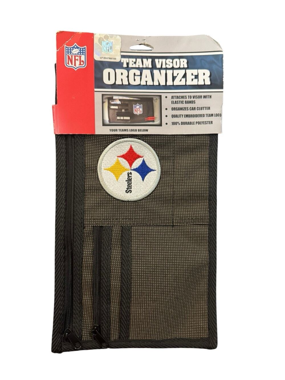 NFL Pittsburgh Steelers Team Logo Visor Organizer
